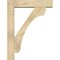 Ekena Millwork Legacy Block Rough Sawn Bracket w/ Offset Brace, Douglas Fir, 6"W x 26"D x 34"H BKT0604X26X34LEC05RDF - alternate 2